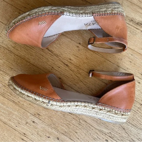 Viscata Barcelona Espadrille Flats leather